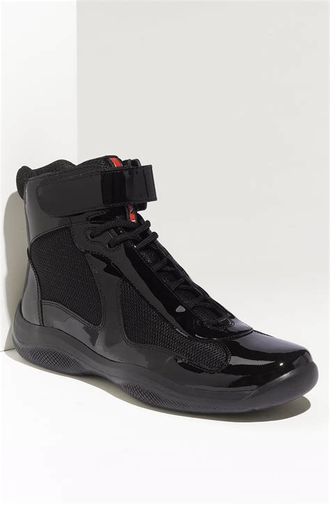 prada high top sneakers replica|prada men's sneakers high top.